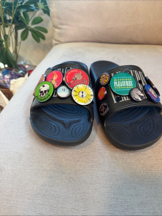 Crocs x Pleasures Slides main image 8